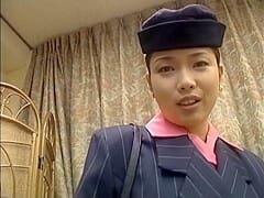 Air Stewardess Peeing Herself During Interview